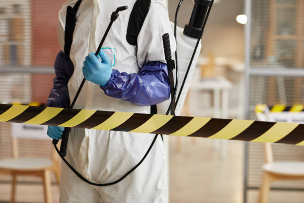 Professional Sewage Cleanup technician working in Sparta, GA